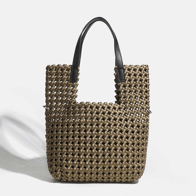 Luxury Bags Medium Size - Lüks Neopren Dokuma Tote Çanta Orta