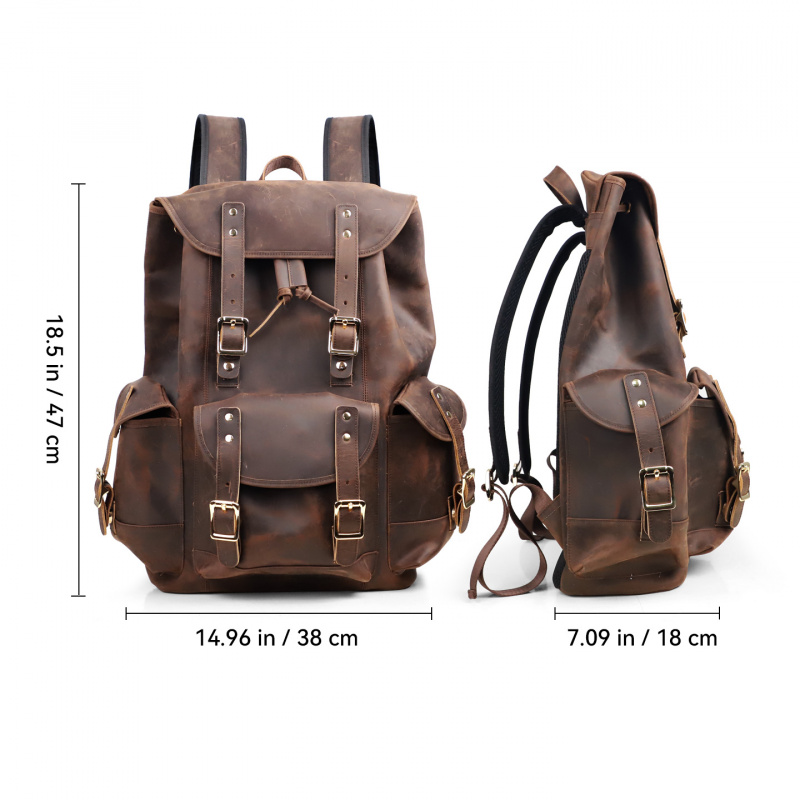 Yeni Gelenler Deri Sırt Çantas - Luxury Bags For Travel incelemesi ve fiyatı
