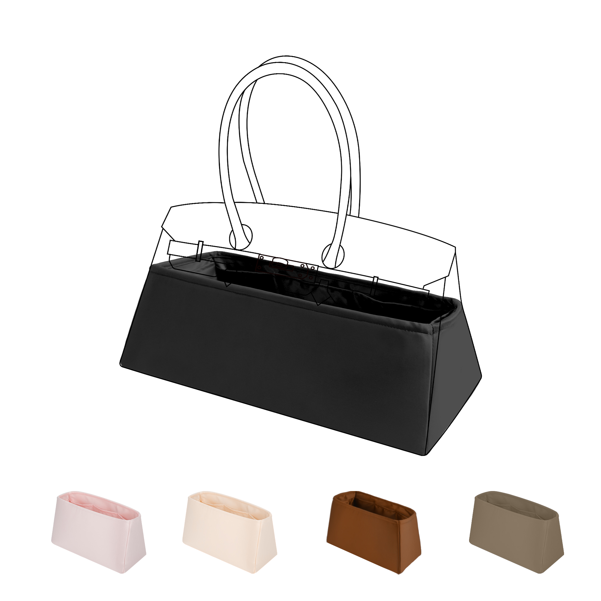 DGAZ İpek Çanta Düzenleyici Ek - Luxury Bags Hermes incelemesi ve fiyatı