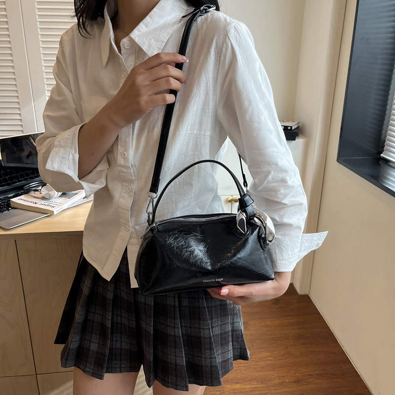Kadın Modası Parlak Patent PU  - Top Handle Patent Bag incelemesi ve fiyatı