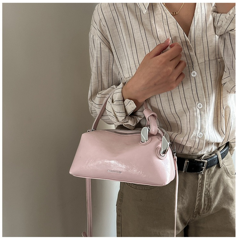 Kadın Modası Parlak Patent PU  - Top Handle Patent Bag incelemesi ve fiyatı