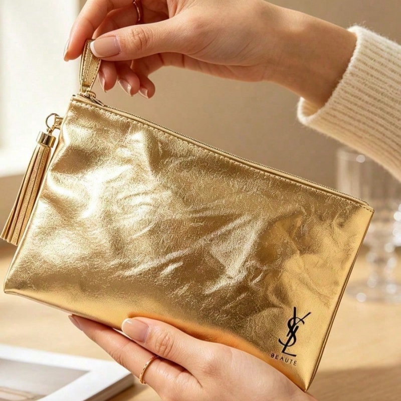 YSL Altın Kozmetik Çantası, Ta - Luxury Bags For Travel incelemesi ve fiyatı