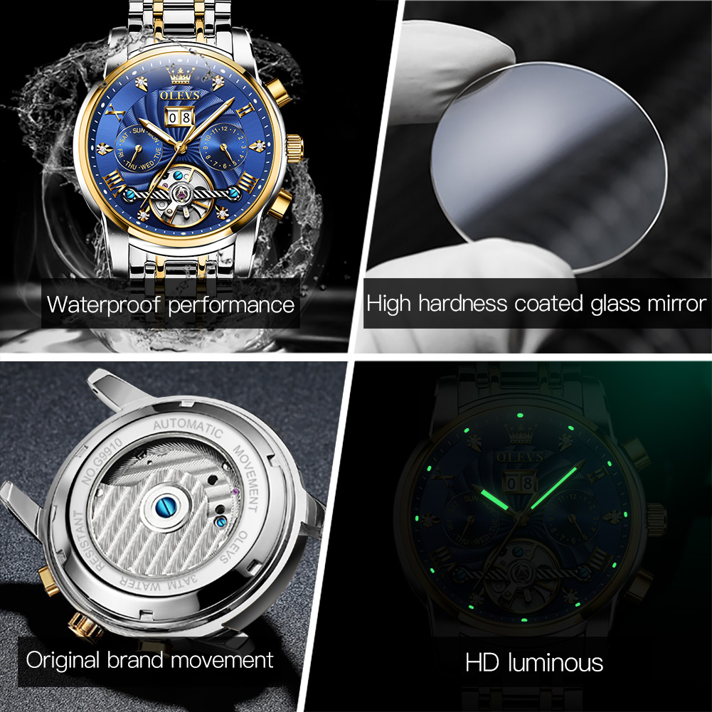 OLEVS 9910 Erkek Saat Orijinal - Luxury Bags Brands List incelemesi ve fiyatı